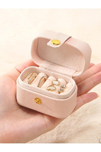 Arabest Travel Jewelry Ring Case,Small Jewelry Ring Box,Ring Holder,Mini Travel Jewelry Case