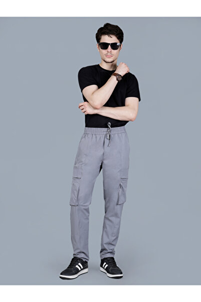 Fort Collins By Styli Men Zip Pocket Cargo Pants