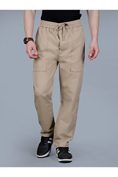 Fort Collins By Styli Men Zip Pocket Solid Pants