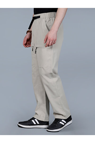 Fort Collins By Styli Men Zip Cargo Pocket Relaxed Fit Pants