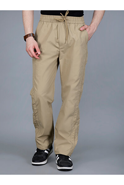 Fort Collins By Styli Men Relaxed Fit Pants with Drawstring
