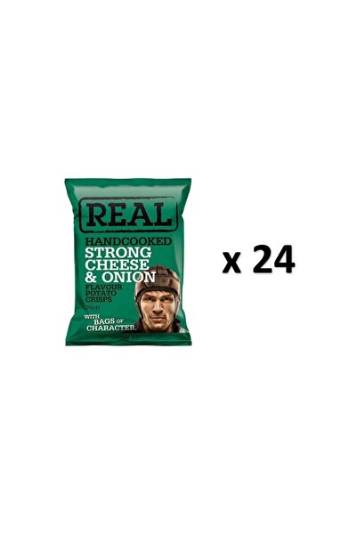 REAL CRISPS جبنة وبصل 35 جم × 24