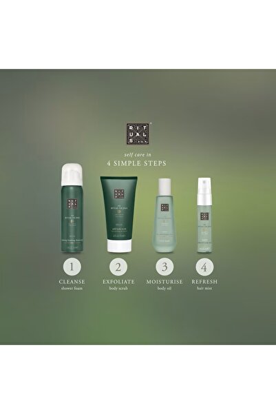 Rituals The Ritual of Jing Relax Gift Set – Body Cream 70ml, Foam 50ml, Oil 50ml, Pillow Spray 20 ml