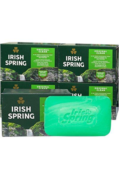 Irish Spring صابون مزيل العرق الأصلي 113 جرام (عبوة من 5 قطع)