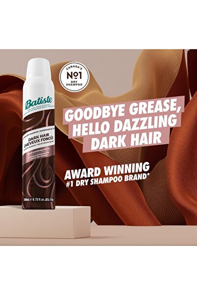 Batiste Dry Shampoo, Touch of Colour for Dark Hair, 120 g