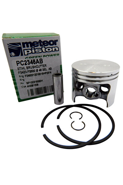 Meteor Piston complet pentru motocositoare compatibil cu Stihl FS 420, FS 550...