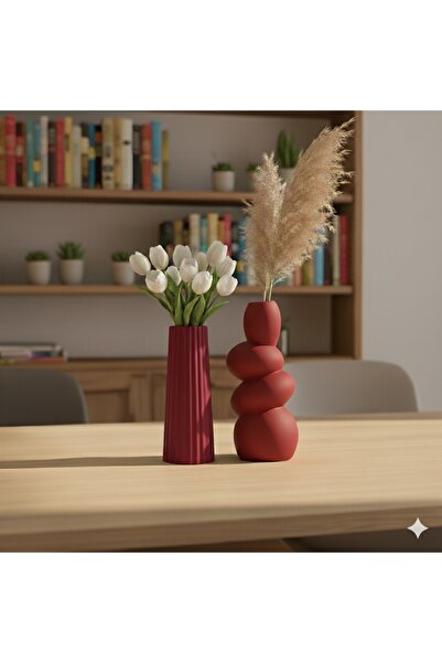 Tasarım Pure Balance Collection Modern İkili Vazo Set