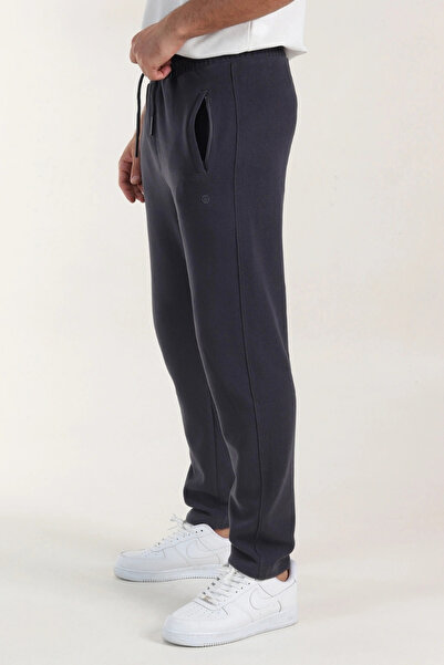 EXSPORT Thessaloniki Cotton Winter Ribbed Straight-Leg Sweatpants