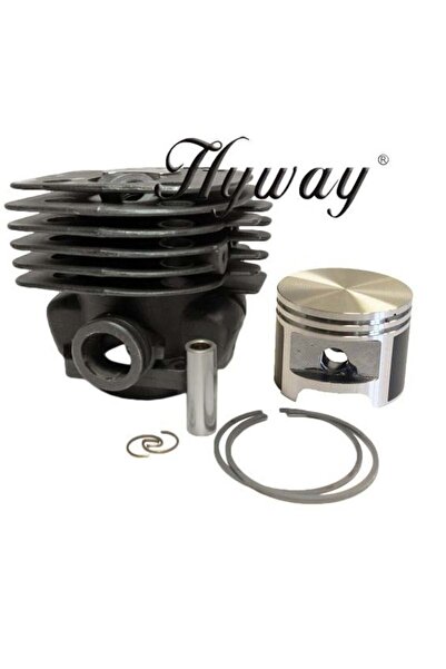 hywell Kit cilindru drujbă Husqvarna 362, 365 Hyway Ø 48 mm (piston cu acoper...
