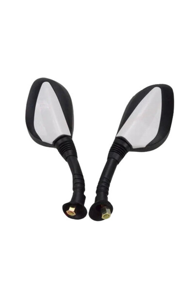 China Oglinzi pentru scutere (negre cu detaliu alb)