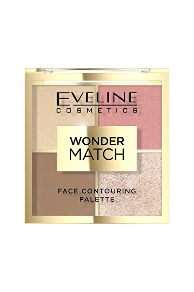 Eveline Cosmetics Paletă de conturare a feței Eveline Wonder Match, 10,8 g, 02