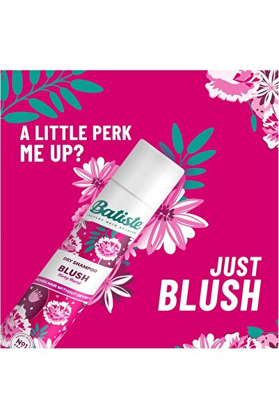 Batiste Dry Shampoo Blush - Floral & Flirty Scent, No Rinse, 200 ml