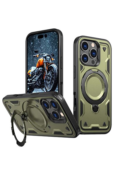 XLogiX جراب ArmourX Armoured لهاتف iPhone 16 Pro Max (6.9 بوصة) - أخضر