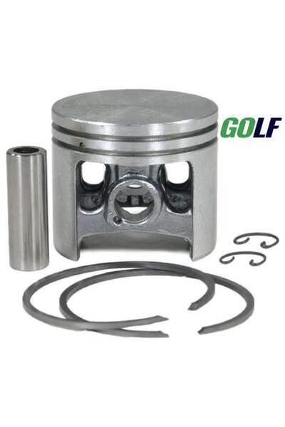 Golf Piston complet pentru drujbă compatibil cu Stihl MS 341, MS 361 Ø 47mm