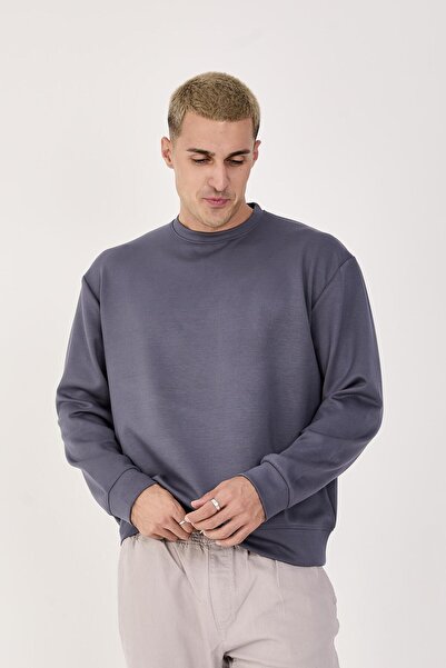 Store 100% Cotton Men's Sweatshirt Thick Fabric Long Sleeve
