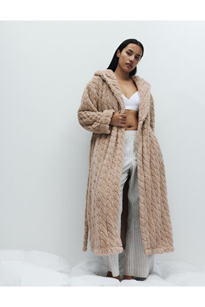 Marks & Spencer Yumuşak Kapüşonlu Sabahlık