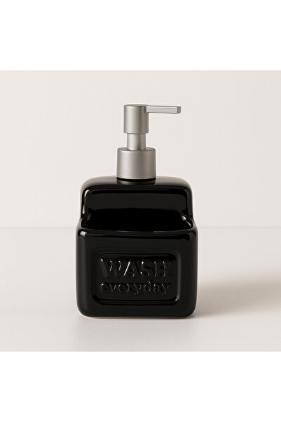 Kitchen Line DOZATOR DE SĂBUN LIQUID DE BUCĂTĂRIE CERAMIC CU BACĂ DE BĂRĂ 500 ML