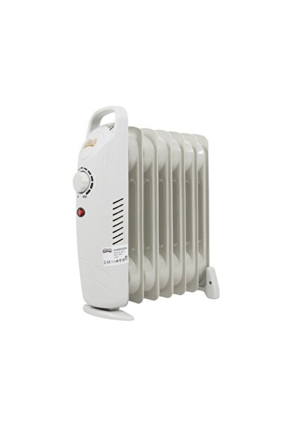 VICTRONIC Mini încălzitor electric cu ulei, 6 aripioare, 800W, 41 x 13 x 31 cm, radiator subțire, MC6