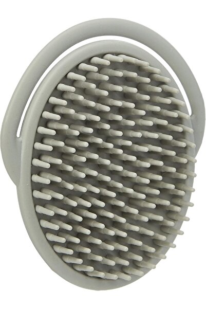 Haakaa Silicone Soft-Bristle Shampoo Brush - Grey
