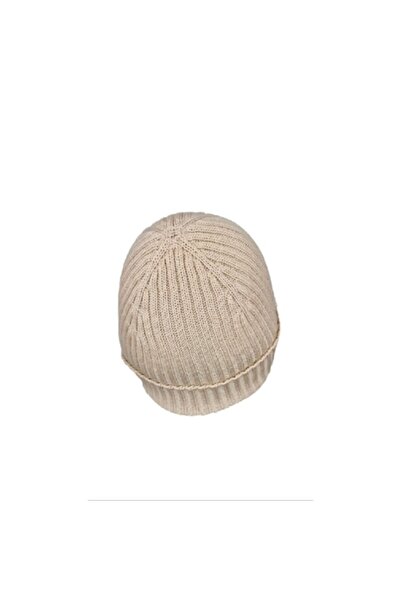 OEM Seamless children's hat, 100% merino wool, beige