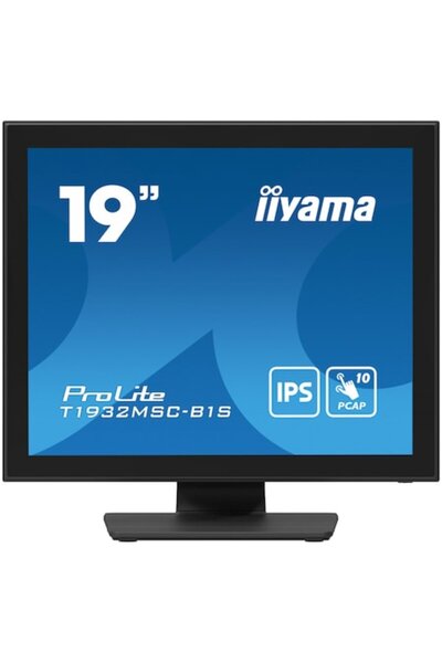 IIYAMA ProLite T1932MSC-B1S Monitor, Full HD, Touchscreen, Black, 19-inch