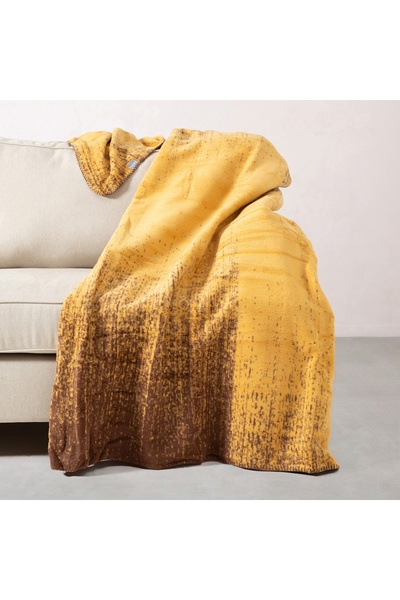 Mudo Home WENDY BATTANİYE KAHVE HARDAL 200X220