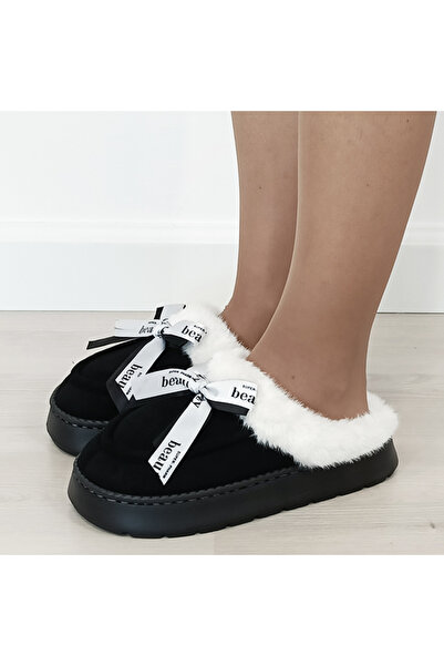 SOFILINE Papuci de blană pentru femei Negri 9725 112