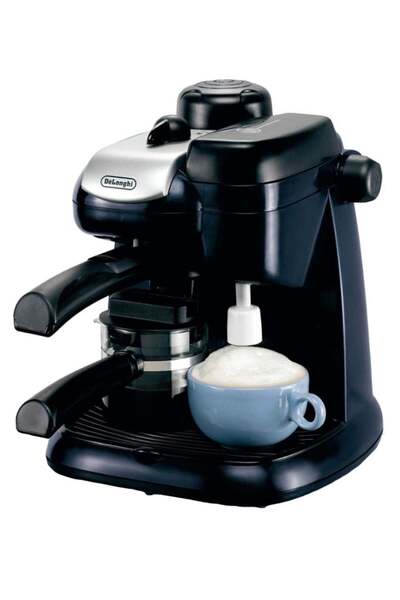 De'Longhi ماكينة تحضير القهوة بالبخار 800 واط EC9.1 أسود/فضي