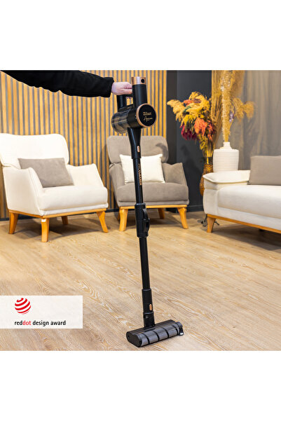 Zilan Ηλεκτρική σκούπα όρθιας χρήσης ZLN3099 Aurum, 220W, 350ml, 2500mAh, 6 ρυθμίσεις ταχύτητας, Πτυσσόμενος σωλήνας