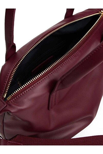 Tommy Hilfiger Popette Soft Women's Burgundy Mini Tote Bag