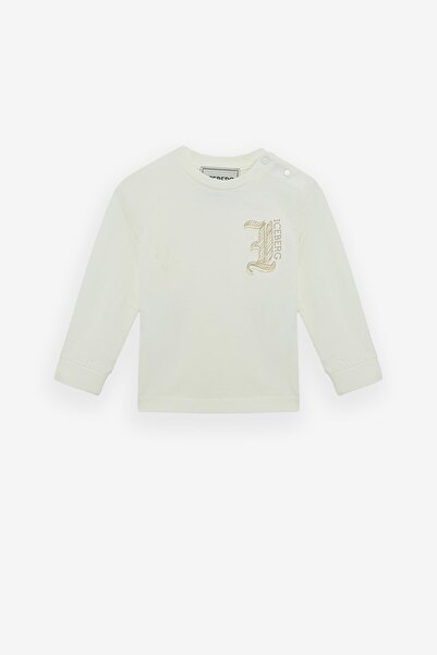 Iceberg Bg Store Baby Boy Off-White Tshirt