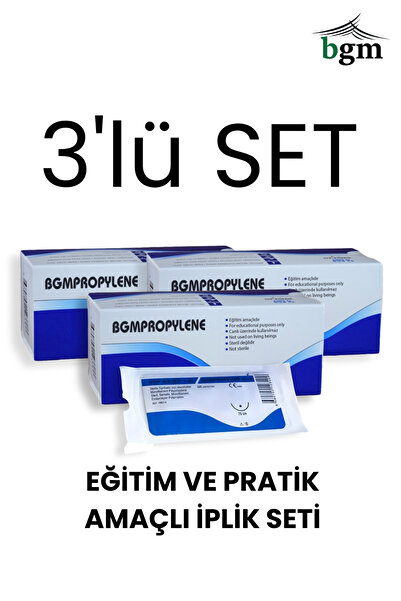 bgm Eğitim İpliği – Ped İçin Eğitim/Pratik İpliği 3'lü Set