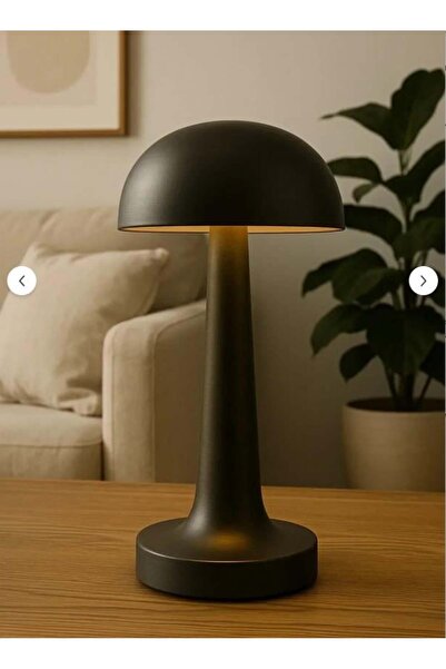 Cata 3 Işık Renkli Şarjlı Dim Edilebilir Masa Lambası Siyah Kasa Ct-8428