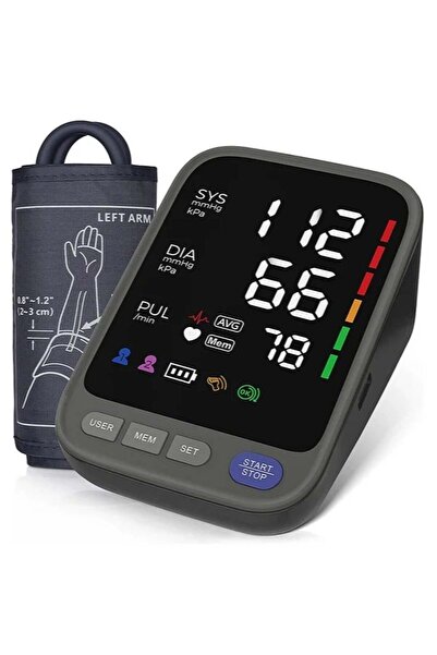 unbranded Generic Automatic Digital Upper Arm Blood Pressure Monitor with Adjustable Large Cuff