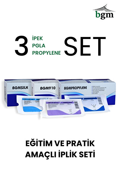 bgm Eğitim İpliği – Ped İçin Eğitim/Pratik İpliği 3'lü Set
