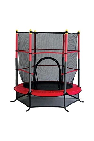 CKSpor 140 CM Trambolin – 55 İnç Katlanabilir Fileli Trambolin Kırmızı Modeli