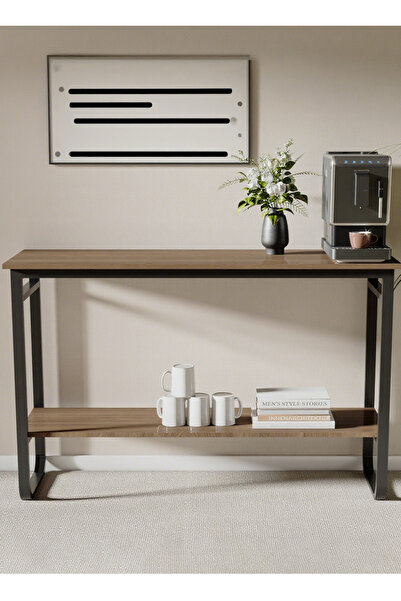 VariFurnx 120*40*80cm 2Tier Console Table Entryway Table Sofa Table Home Coffee Corner Display Table