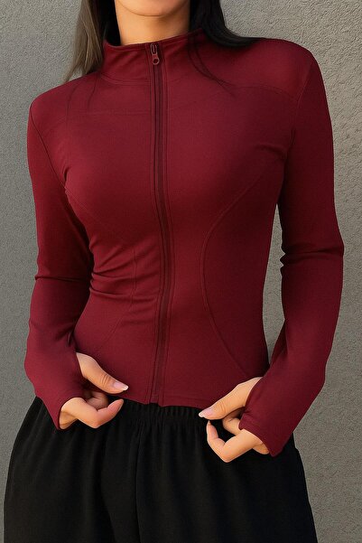 Karakedi Cardigan crop cu fermoar în stil stradal Y2K