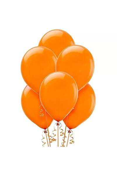 ALİBEİBEİ Set de 100 de baloane din latex portocalii, 30 cm