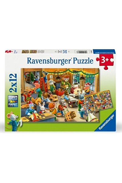 RAVENSBURGER Puzzle, 2x12 pieces, multicolor