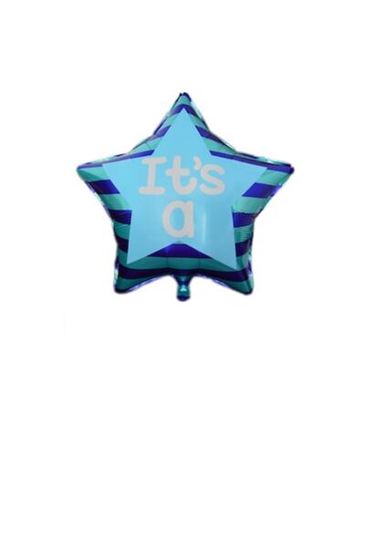 Domi Party & Gifts Balon folie stea „E băiat”, 60 cm