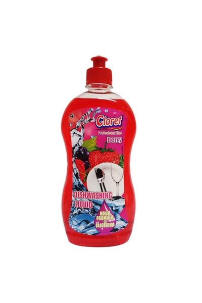 Cloret Pachet de 3 detergent de vase Bery 500 ml