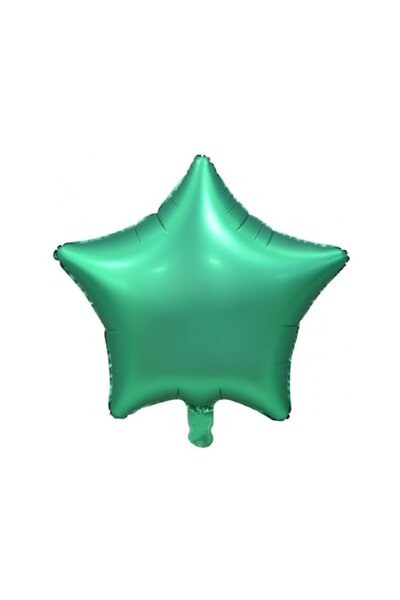 Domi Party & Gifts Balon folie, stea, verde mat, 45 cm -