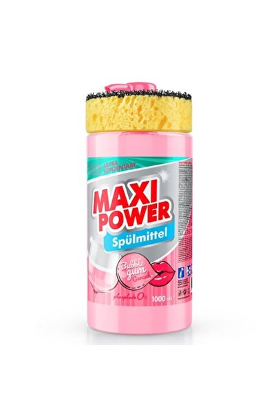 Maxi Power Pachet 2 x Detergent lichid de vase cu gumă de mestecat 1000 ml