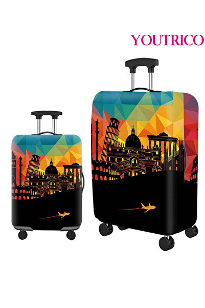 Youtrico 1 قطعة غطاء حماية لحقيبة السفر/حقيبة سفر واقية 22-32 بوصة-M