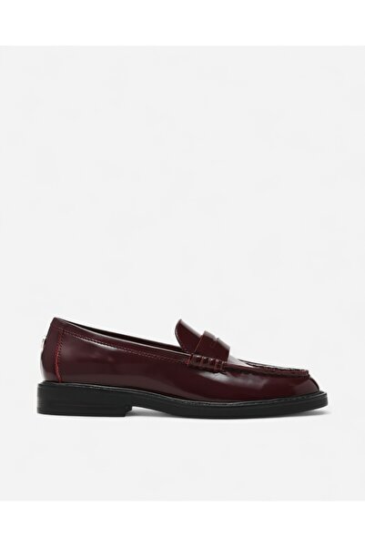 Steve Madden ADISON WINE LEATH Kadın Bordo Loafer ADISON-WINE