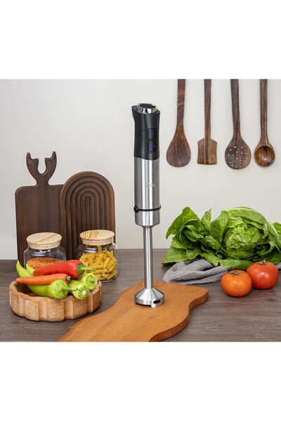 Zilan ZLN3984 κάθετος αναμικτήρας, Ισχύς 1200W, 12 ρυθμίσεις ταχύτητας, Λειτουργία Turbo, Ανοξείδωτο ατσάλι