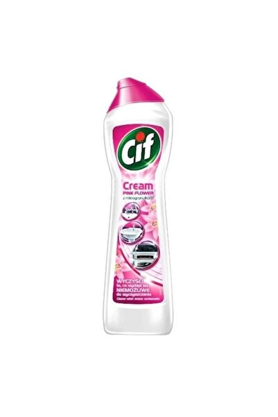 Cif Pack of 3 Cream Universal Cleaner Pink 500 ml