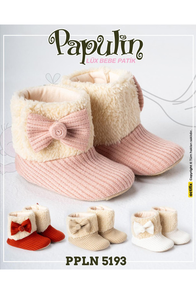 OEM Pantofiori Papulin pentru bebeluși cu fundita