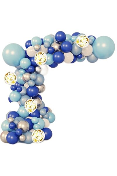 Domi Party & Gifts Kit 103 baloane pentru aranjamente arcuite Alb Albastru Ar...